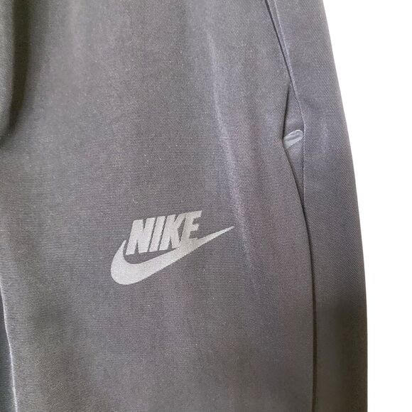 Nike Solo Swoosh Heavyweight Sweat Lined Pants Pockets Black Drawstring Size XL - Picture 7 of 11